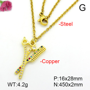 Fashion Copper Necklace  F7N401447aajl-L024