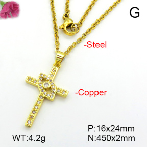 Fashion Copper Necklace  F7N401448avja-L024