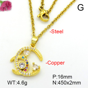 Fashion Copper Necklace  F7N401450aajl-L024