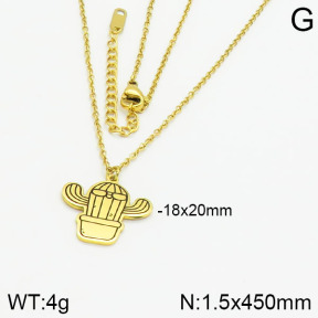 Stainless Steel Necklace  2N2000851vbnl-607