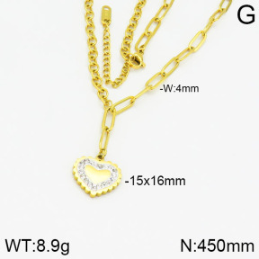 Stainless Steel Necklace  2N4000488bbov-434