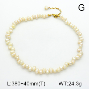 Stainless Steel Necklace  Cultured Freshwater Pearls  7N3000118bika-908
