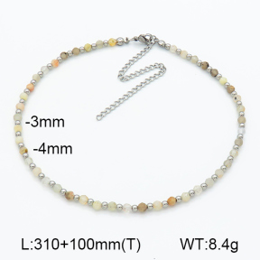 Stainless Steel Necklace  Sunstone  7N4000438aivb-908