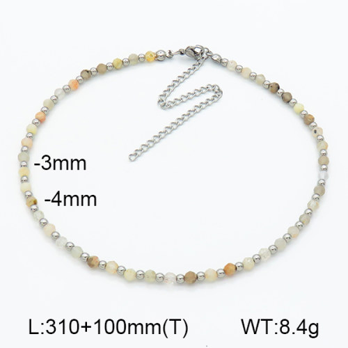 Stainless Steel Necklace  Sunstone  7N4000438aivb-908
