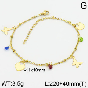 Stainless Steel Anklets  2A9000428vbmb-610