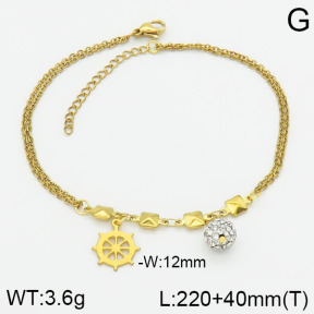 Stainless Steel Anklets  2A9000435vbmb-610