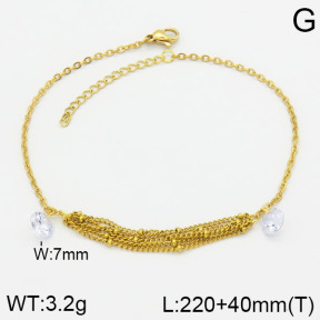 Stainless Steel Anklets  2A9000439ablb-610