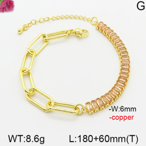Fashion Copper Bracelet  F5B400869bbml-J66