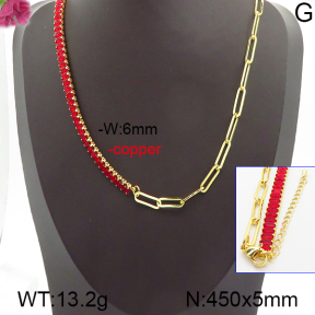 Fashion Copper Necklace  F5N400373vhha-J66