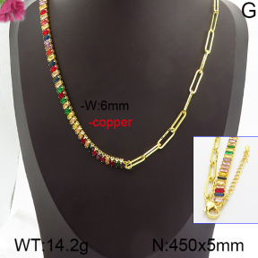 Fashion Copper Necklace  F5N400376vhha-J66