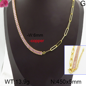 Fashion Copper Necklace  F5N400378vhha-J66