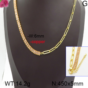 Fashion Copper Necklace  F5N400379vhha-J66