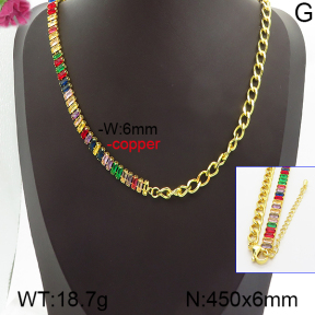 Fashion Copper Necklace  F5N400387vhha-J66