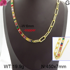 Fashion Copper Necklace  F5N400391vhha-J66