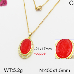 Fashion Copper Necklace  F5N400410vbnb-J66