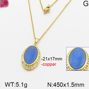 Fashion Copper Necklace  F5N400411vbnb-J66
