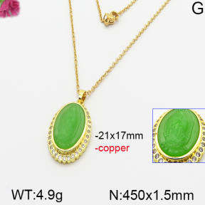 Fashion Copper Necklace  F5N400413vbnb-J66