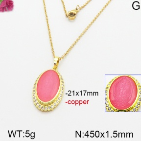 Fashion Copper Necklace  F5N400415vbnb-J66