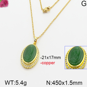 Fashion Copper Necklace  F5N400417vbnb-J66