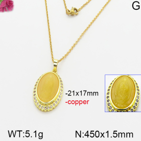 Fashion Copper Necklace  F5N400418vbnb-J66