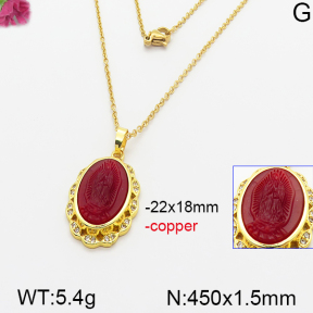 Fashion Copper Necklace  F5N400419vbnb-J66