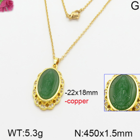 Fashion Copper Necklace  F5N400421vbnb-J66