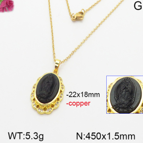 Fashion Copper Necklace  F5N400423vbnb-J66