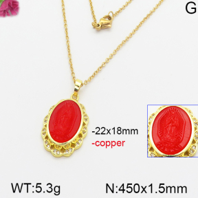 Fashion Copper Necklace  F5N400424vbnb-J66
