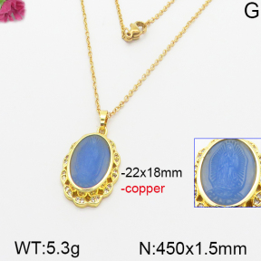 Fashion Copper Necklace  F5N400426vbnb-J66