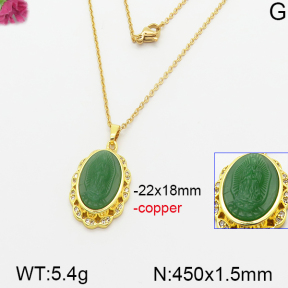 Fashion Copper Necklace  F5N400427vbnb-J66