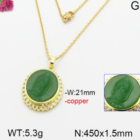 Fashion Copper Necklace  F5N400430vbnb-J66
