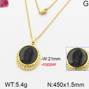 Fashion Copper Necklace  F5N400431vbnb-J66
