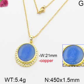 Fashion Copper Necklace  F5N400432vbnb-J66