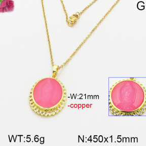 Fashion Copper Necklace  F5N400433vbnb-J66