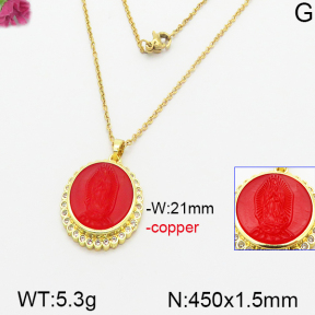 Fashion Copper Necklace  F5N400434vbnb-J66