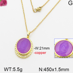 Fashion Copper Necklace  F5N400435vbnb-J66