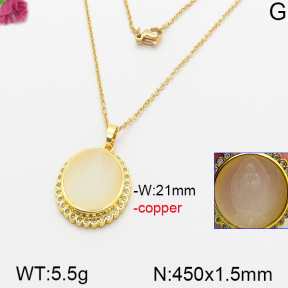 Fashion Copper Necklace  F5N400436vbnb-J66
