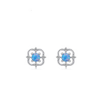 925 Silver Earrings  Weight:0.78g  Size:7.2*7.2mm  JE1142biil-Y08  RHE1042-1
