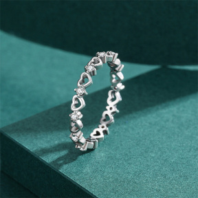 925 Silver Ring  Weight:1.56g  Size:3.1mm  5#--9#  JR1152vhnj-Y08  RHR1093