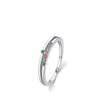 925 Silver Ring  Weight:1.51g  Size:1.3mm  5#--9#  JR1153viaj-Y08  RHR1094