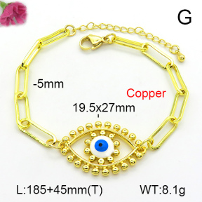 Fashion Copper Bracelet  F7B300606vbnl-L017