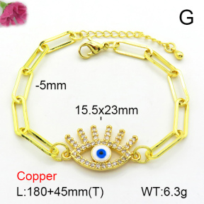 Fashion Copper Bracelet  F7B300607vbnl-L017