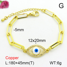Fashion Copper Bracelet  F7B300611vbnl-L017