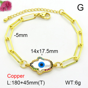Fashion Copper Bracelet  F7B300613vbnl-L017