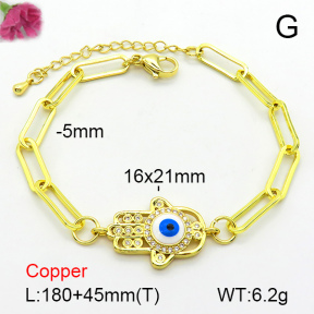Fashion Copper Bracelet  F7B300615vbnl-L017