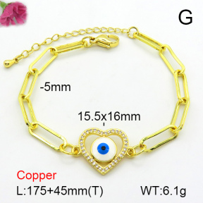 Fashion Copper Bracelet  F7B300618vbnl-L017