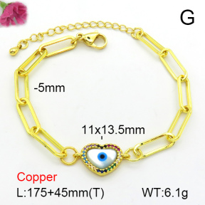 Fashion Copper Bracelet  F7B300621vbnl-L017