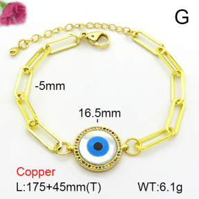 Fashion Copper Bracelet  F7B300623vbnl-L017