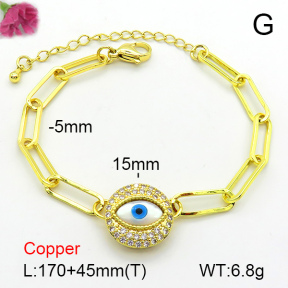 Fashion Copper Bracelet  F7B300624vbnl-L017