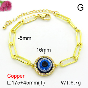 Fashion Copper Bracelet  F7B300626vbnl-L017